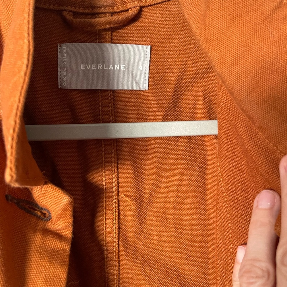 Everlane Shacket Size Medium Rust - image 2